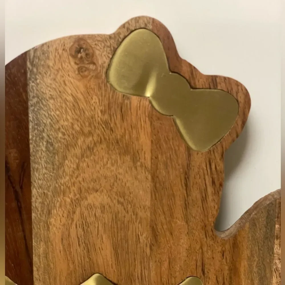 Entertainer Hello Kitty Gingerbread Designed Cheese Board w/Spreader Set (NWT)